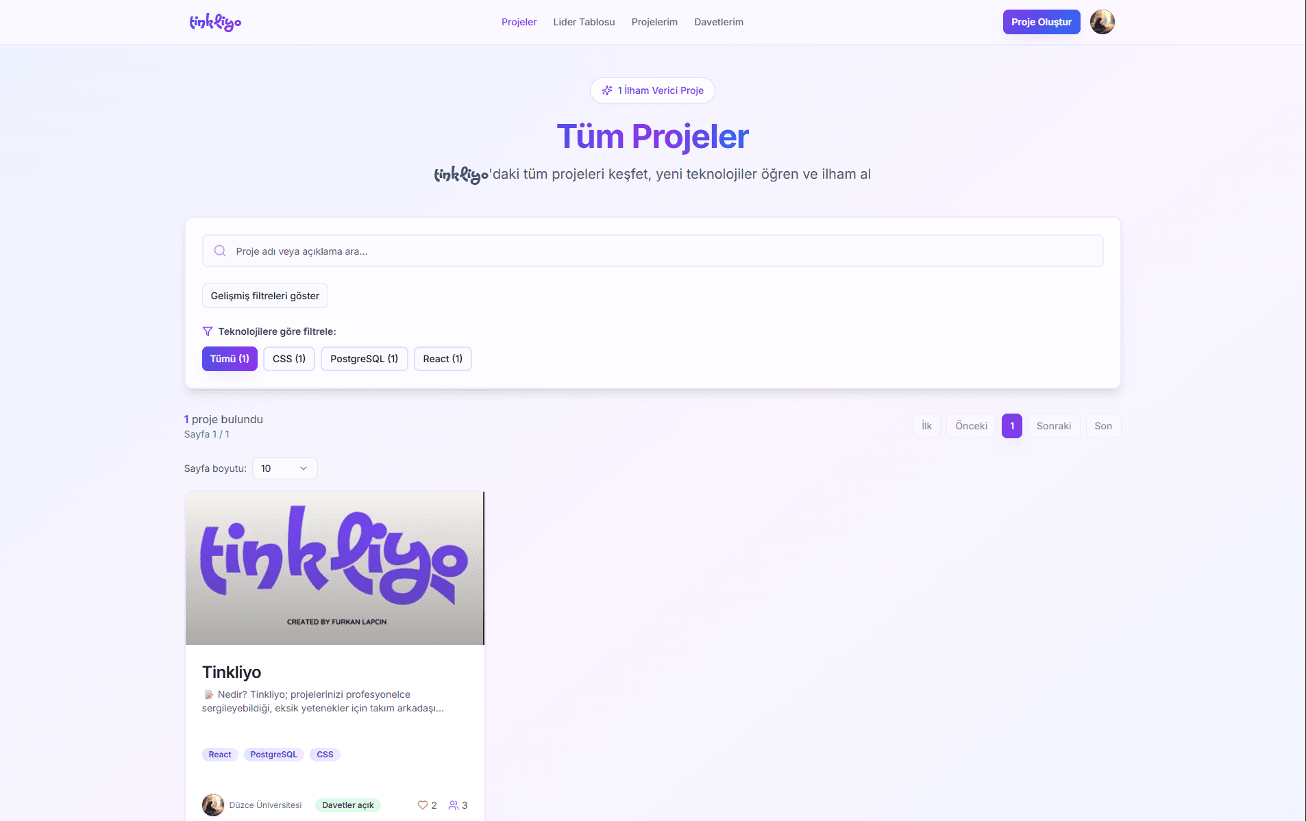 Projelerini Profesyonelce Sun